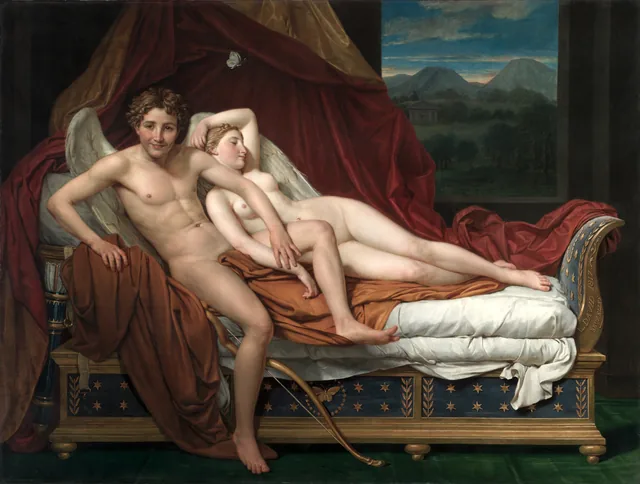 Cupid and Psyche, Jacques-Louis David