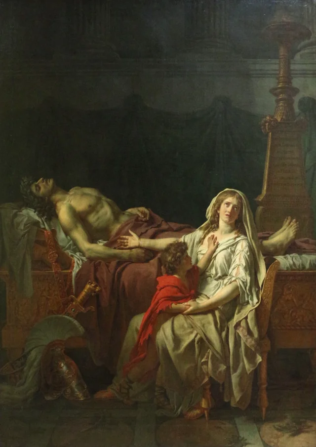 El dolor de Andrómaca, Jacques-Louis David