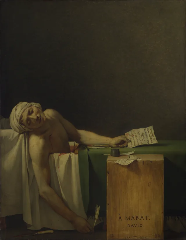 A Morte de Marat, Jacques-Louis David