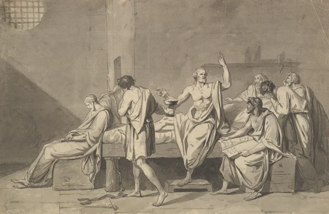 A Morte de Sócrates, Jacques-Louis David