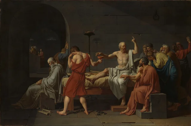 A Morte de Sócrates, Jacques-Louis David