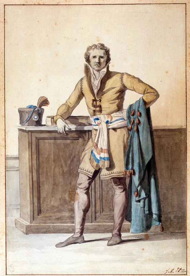 O cidadão francês, projeto de traje