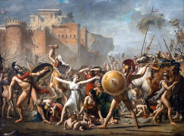 Las sabinas, Jacques-Louis David