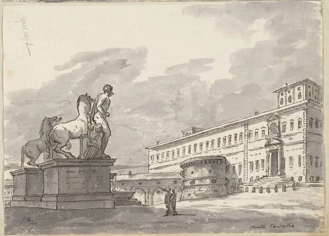 Monte Cavallo, with the Horse Tamers