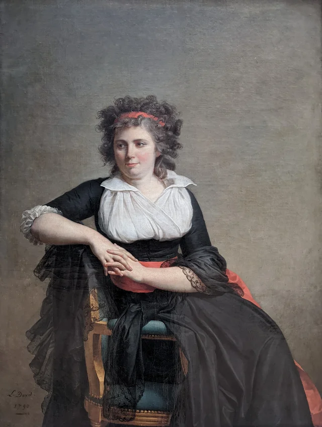 Retrato de la marquesa d'Orvilliers, Jacques-Louis David