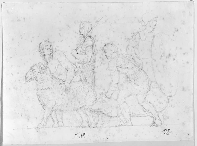 Sacrificial scene