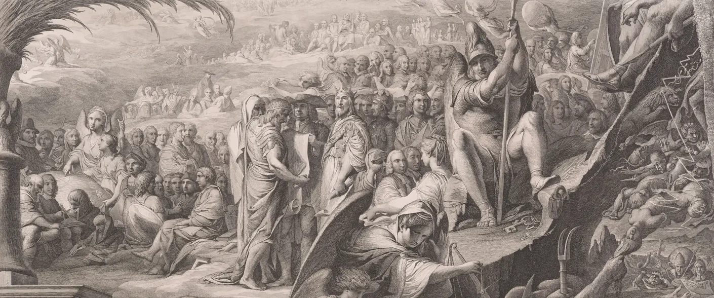 L'Élysée et le Tartare, ou l'état de la rétribution finale, James Barry