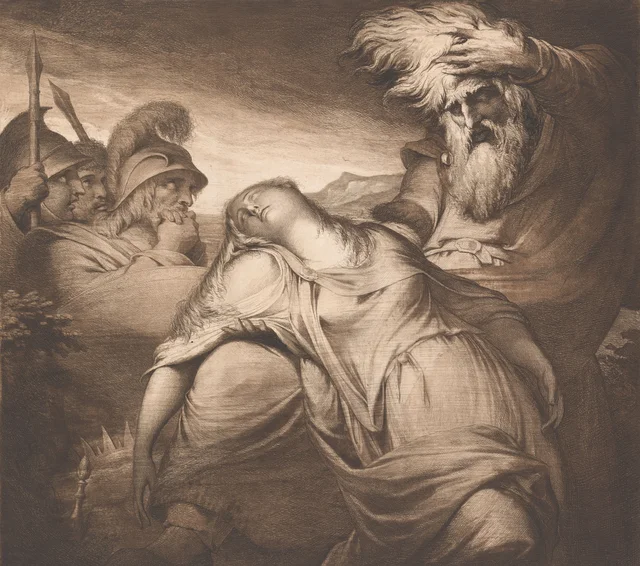 O Rei Lear e Cordélia, James Barry