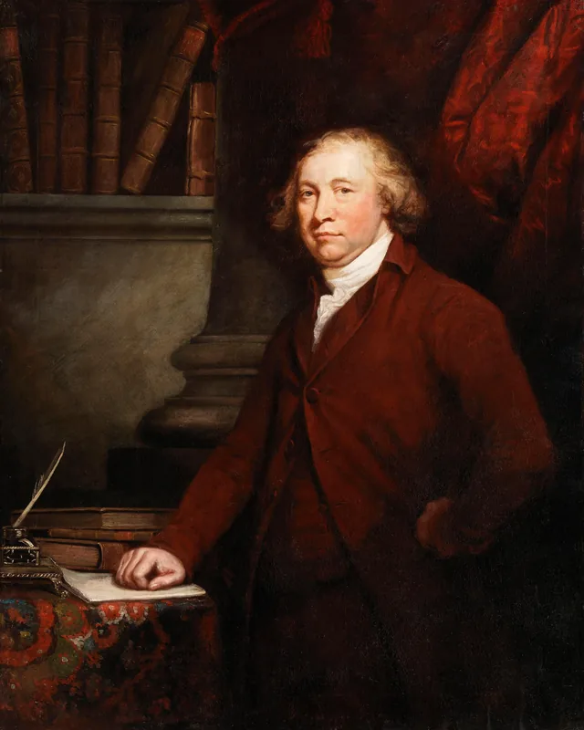 Retrato de Edmund Burke (1729-1797), estadista, orador e escritor, James Barry