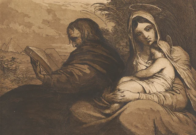 O Descanso no Egito, James Barry