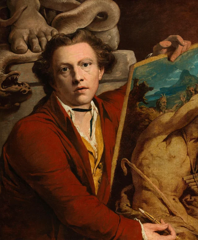 Autorretrato como Timantes, James Barry