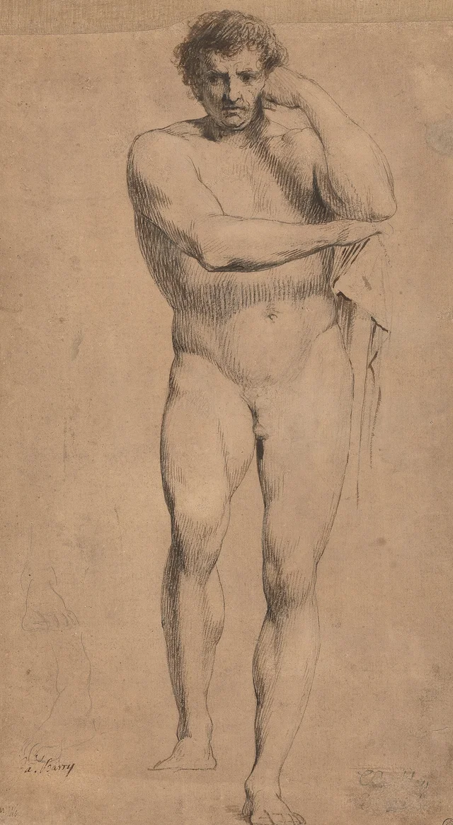 Estudo de Hércules para «A Coroação dos vencedores em Olímpia», James Barry