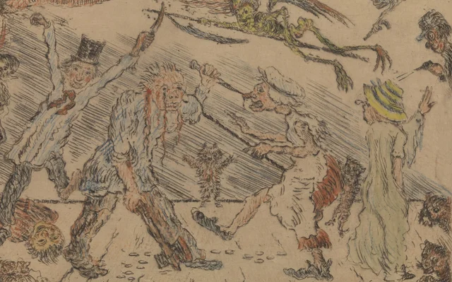 La ira, James Ensor