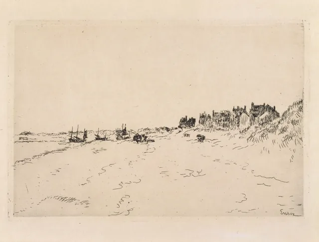 A Praia de La Panne, James Ensor