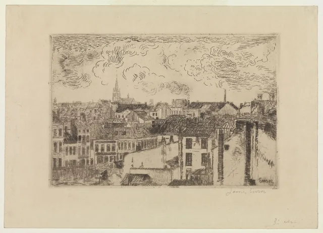 O Boulevard Van Iseghem em Ostende