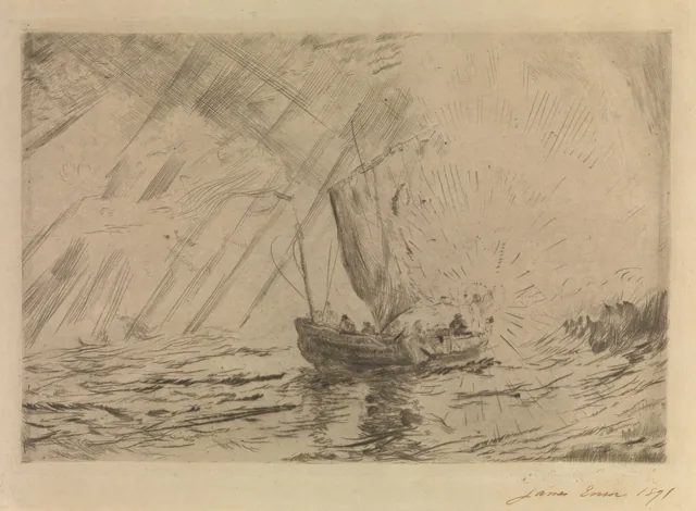 Christ Calming the Storm, James Ensor