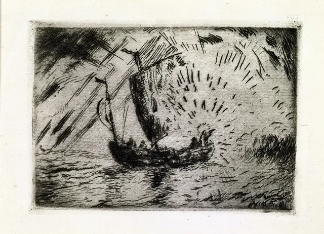 Cristo no barco, James Ensor