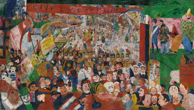 1889年のキリストのブリュッセル入城, ジェームズ・アンソール