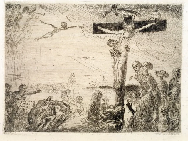 Le Christ tourmenté par les démons, James Ensor