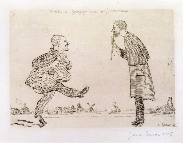 Fridolin et Gragapança d'Yperdamme, James Ensor
