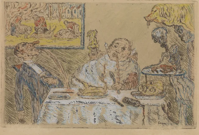 A Gula, James Ensor