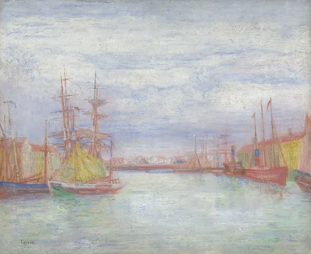 O Porto de Ostende, James Ensor