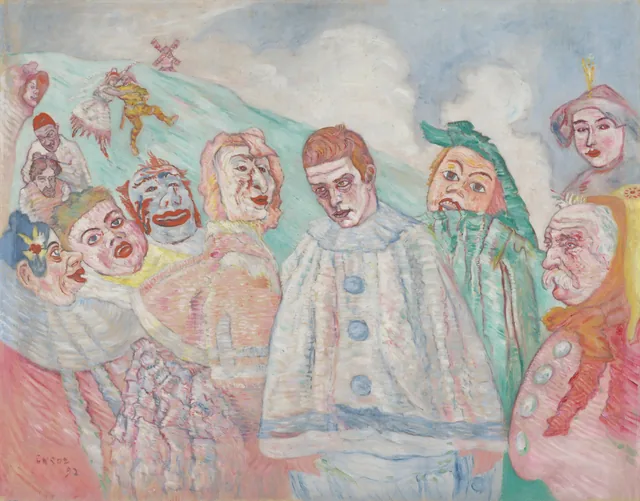 O Desespero de Pierrô, James Ensor