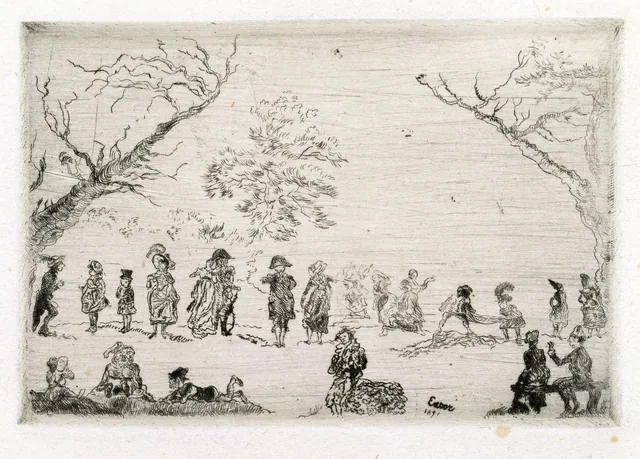 Meeting in a Park, James Ensor