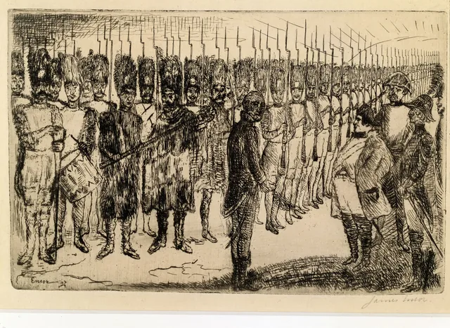 A Despedida de Napoleão, James Ensor