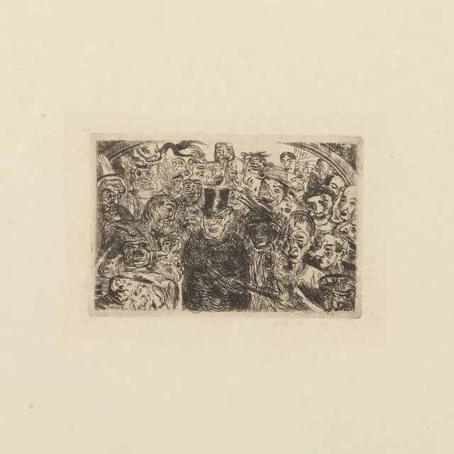 As Máscaras intrigadas, James Ensor