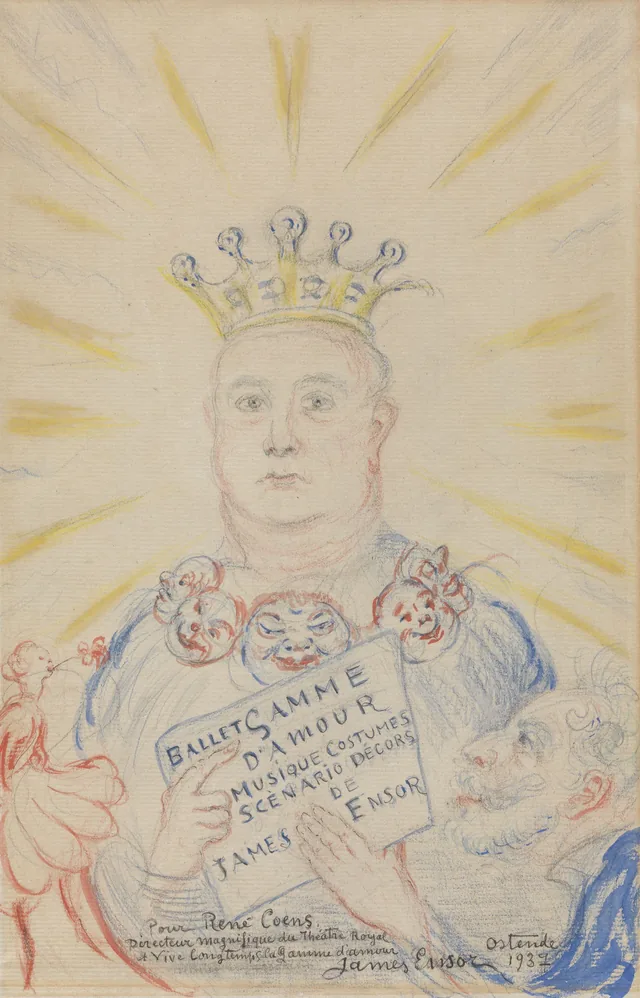 Retrato de René Coens, James Ensor