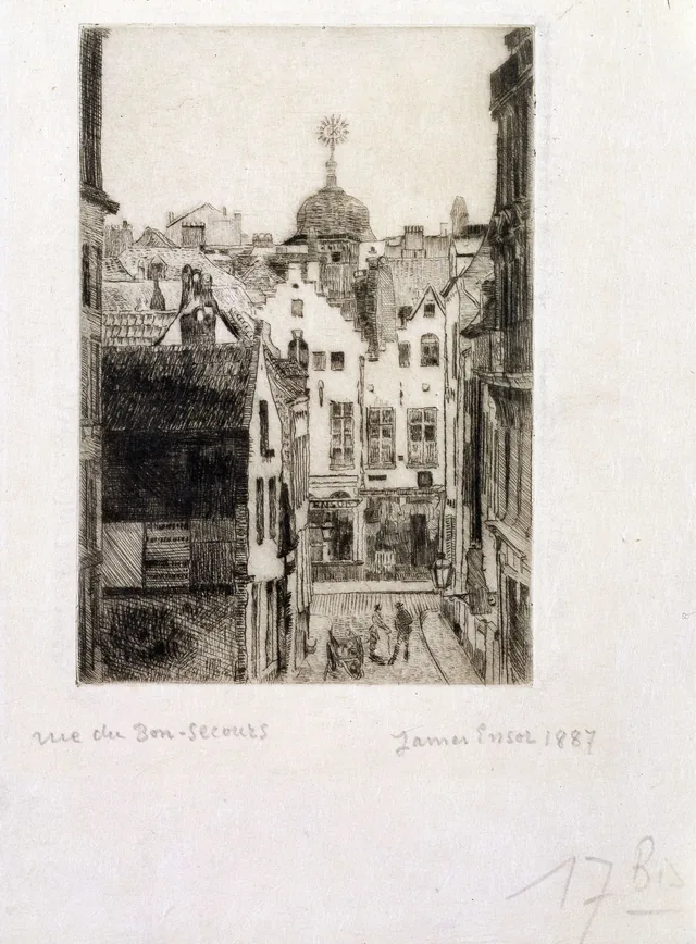 Rue du Bon-Secours em Bruxelas