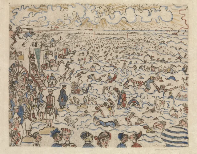 Os Banhos de Ostende, James Ensor