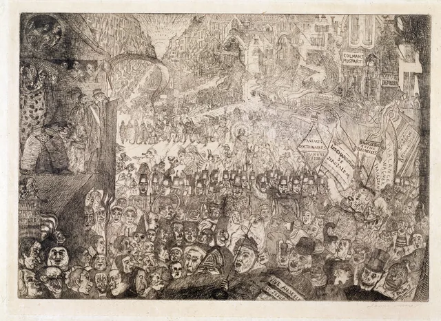 A Entrada de Cristo em Bruxelas, James Ensor