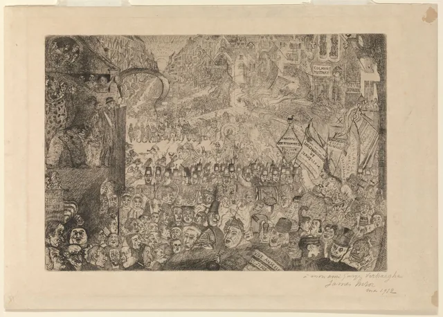 A Entrada de Cristo em Bruxelas, James Ensor