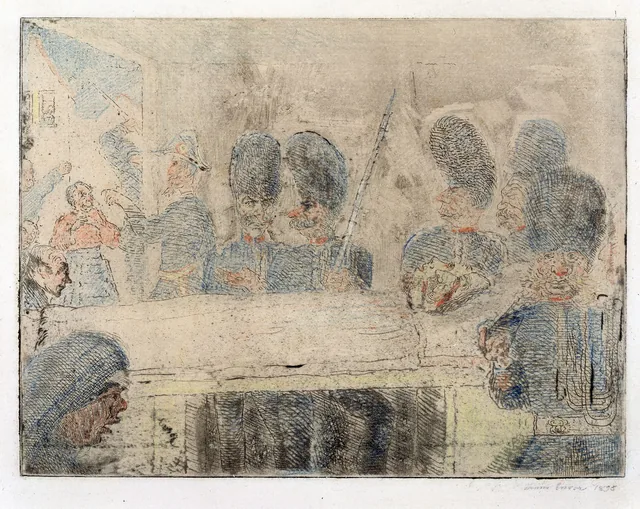 Los gendarmes, James Ensor