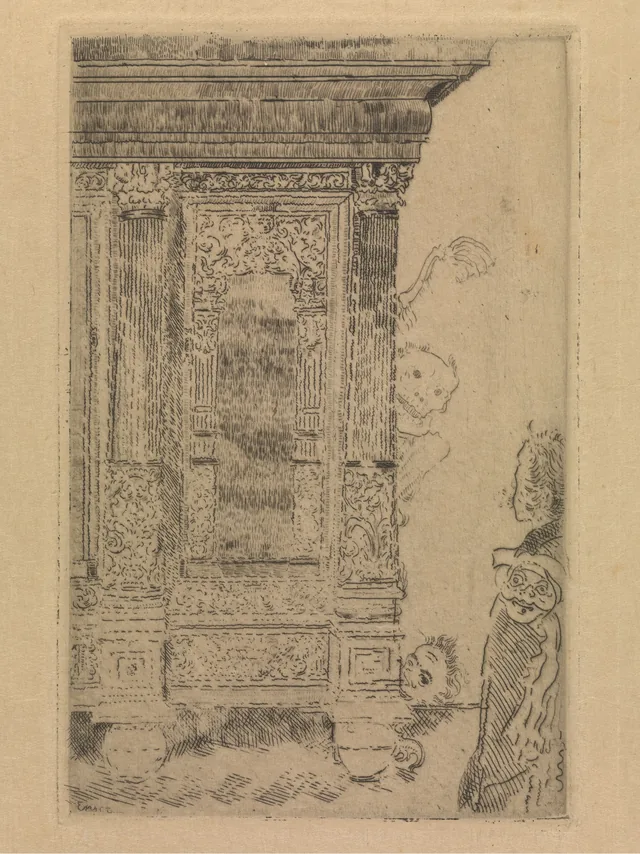 A Mobília assombrada, James Ensor