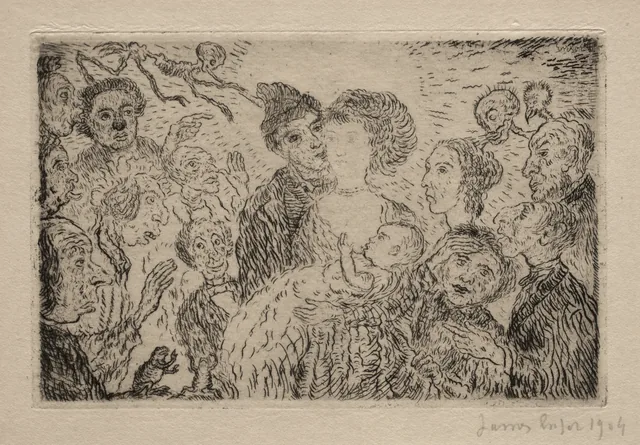 Os Sete Pecados capitais: a Inveja, James Ensor