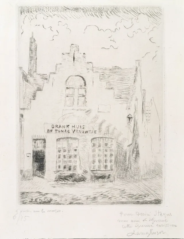 A Sombra sobre a casa, James Ensor