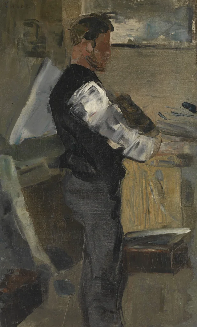 Willy Finch en el estudio, James Ensor