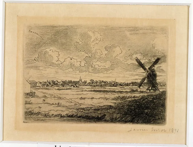 Moulin à Slijkens (Bredene), James Ensor