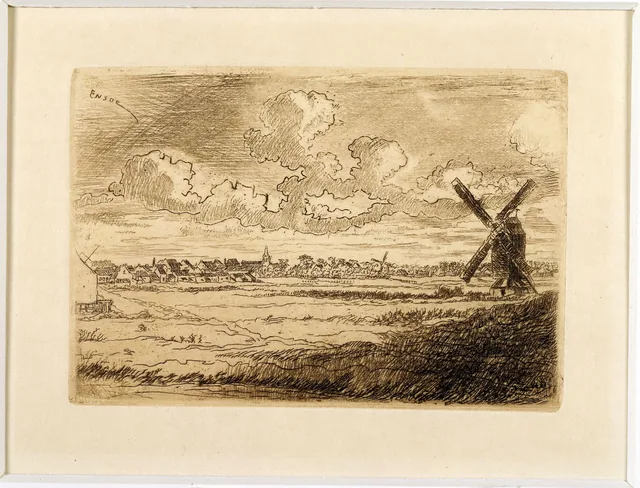 Moulin à Slijkens (Bredene), James Ensor