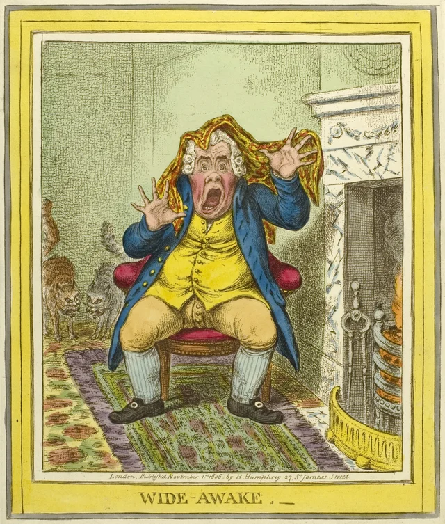 Wide Awake, James Gillray