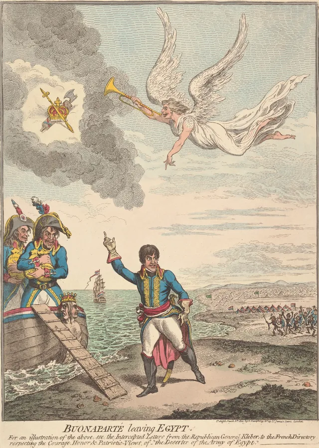Buonaparte quittant l'Égypte