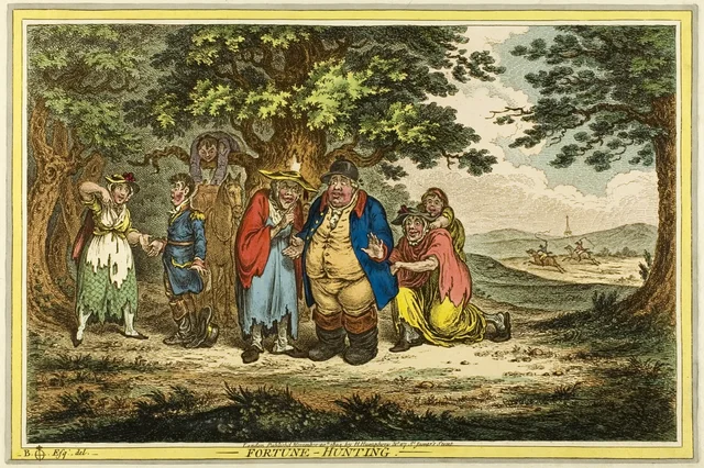 Fortune-Hunting, James Gillray