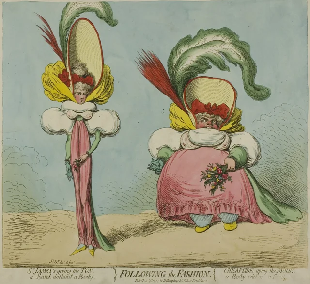 Following the Fashion, James Gillray