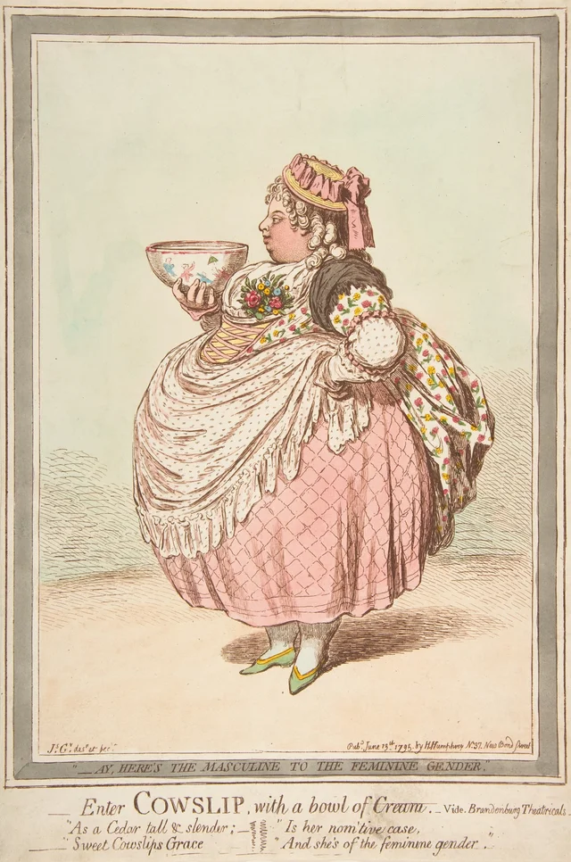 Entre Cowslip avec un bol de crème. Voir le théâtre de Brandenburg