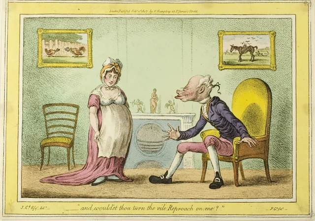 And Would'st Thou Turn the Vile Reproach on Me?, James Gillray