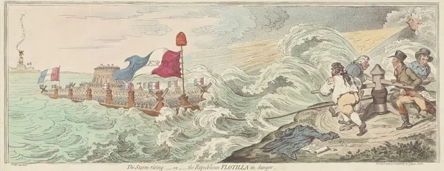La tempête se lève, ou la flottille républicaine en danger