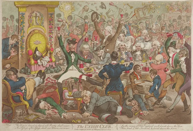El Club de la Unión, James Gillray